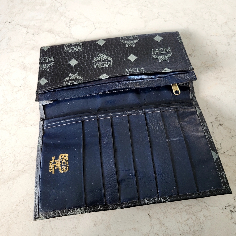 MCM Black and Gray Wallet - Picture 8 of 16